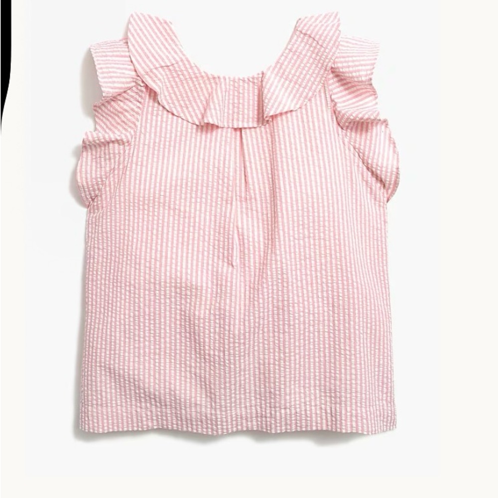 Crewcuts Pink Ruffle Blouse